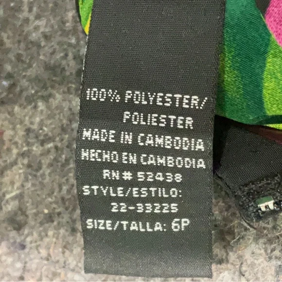 Tropical Floral Sleeveless Dress - Picture 3 of 5